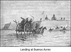 Landing at Buenos Ayres