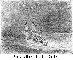 Bad weather, Magellan Straits