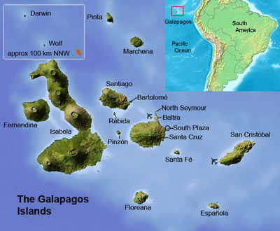 Galapagos Islands Map